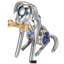 Figurine pour chien et os Necaise