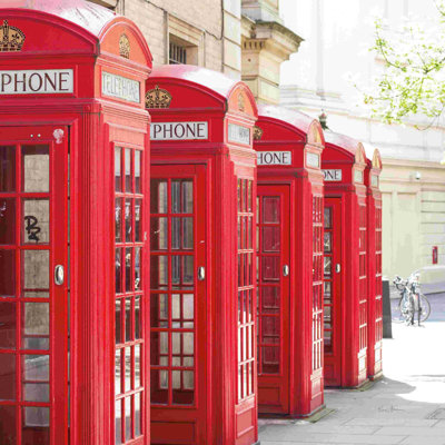 " Covent Garden Phone Boxes " by Keri Bevan