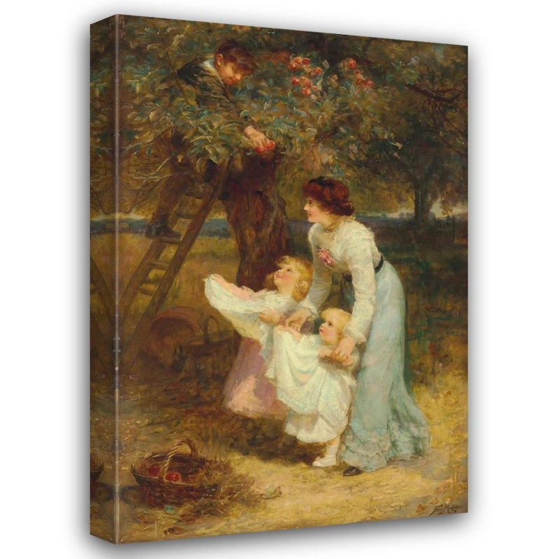 «Apple Time» par Frederick Morgan - Art mural sur toile tendue avec châssis, H 18 po x l 14 po