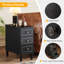 Soichi solid wood 3 - drawer end table set-1166870723