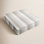 Striped Outdoor Lounge Chair Cushion