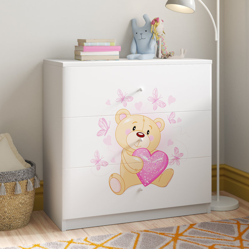 Cicero Kids 3 - Drawer Chest, White