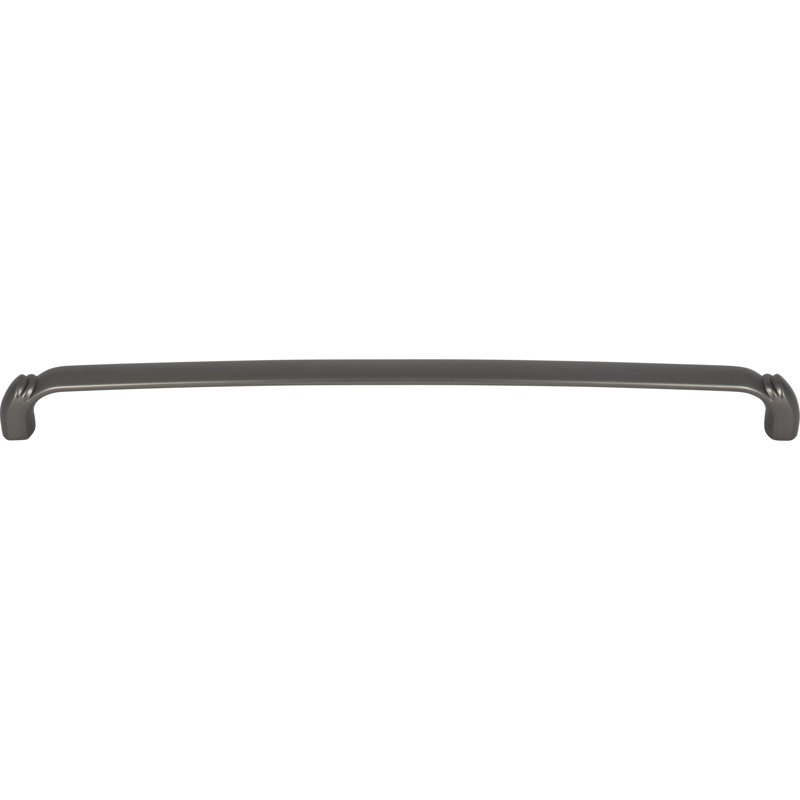 Pomander Bar pull, Ash Gray, 12" Center to Center