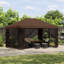 vidaXL Garden Gazebo Polyester and Steel Outdoor Shade Summer Shelter Events-126787550-126787562