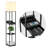 Latitude Run 63" Column Floor Lamp with Outlet and Drawer-2115769203-2065380650