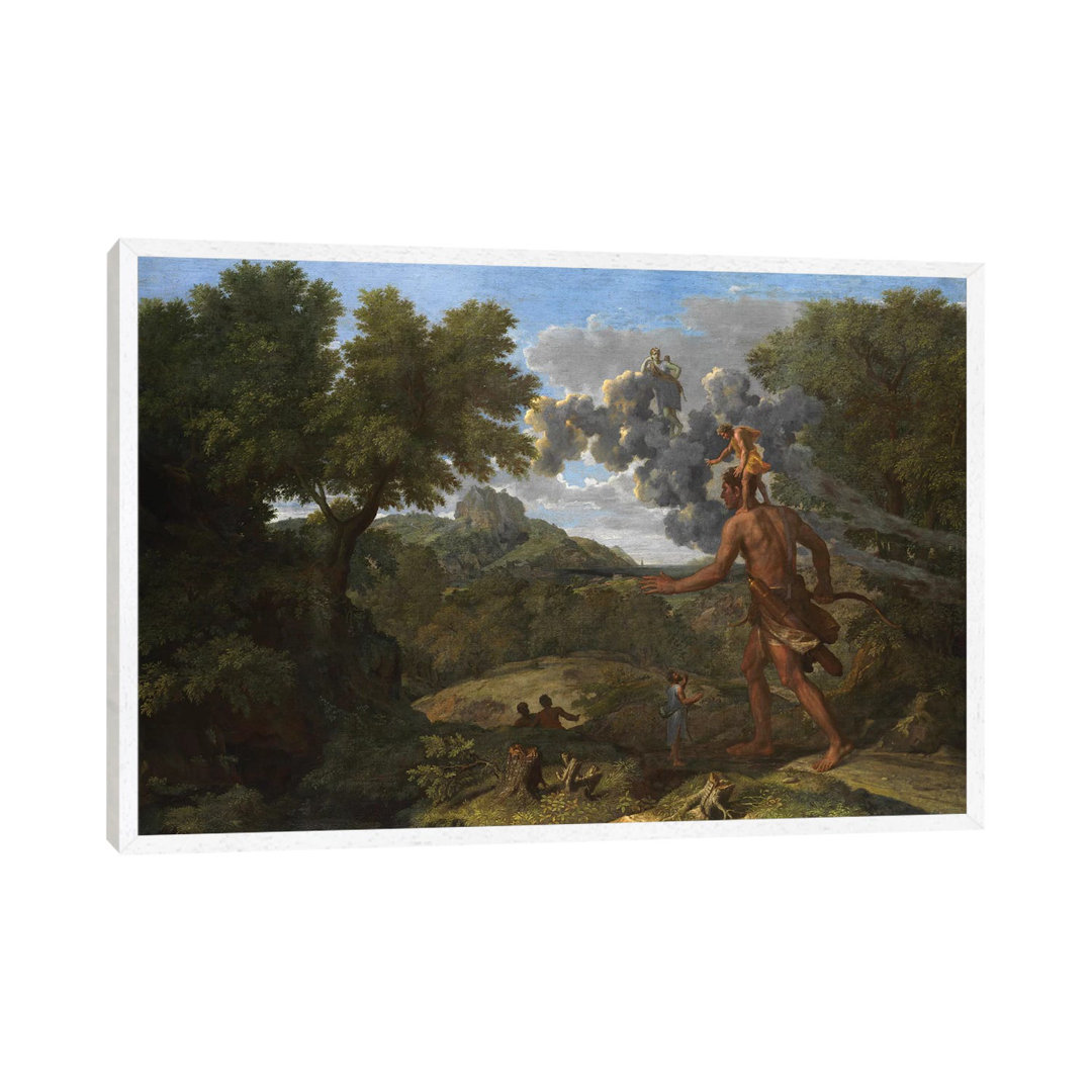 Blinder Orion auf der Suche nach der aufgehenden Sonne, 1658 - Galerie-verpackte Leinwand Giclée