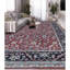Tapis rouge noué à la main de haute qualité