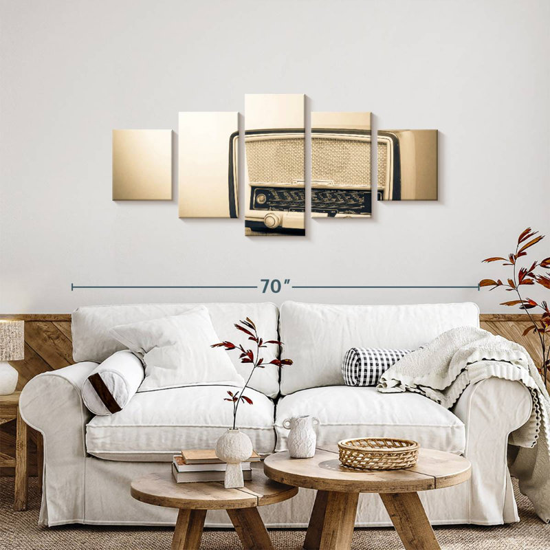 Radio rétro, H 24 po x l 55 po