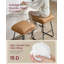 Ensemble de 2 tabourets de bar, tabourets de bar à hauteur de comptoir, tabourets de bar en cuir avec coussin moelleux