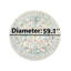 Tapis rond en coton Whispering Petals-2083074889