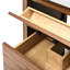 Meuble-lavabo 48 po avec lavabo en céramique, couleur bois naturel, tiroir basculant pour les petites choses 48,8 po, look moderne et autonome, tiroirs à utilisation quotidienne