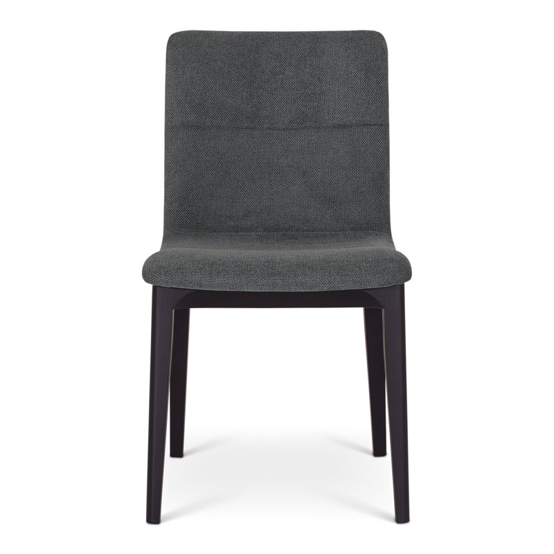 Modern Brazilian - Godan Side Chair, Ebano/Jackpot Teal