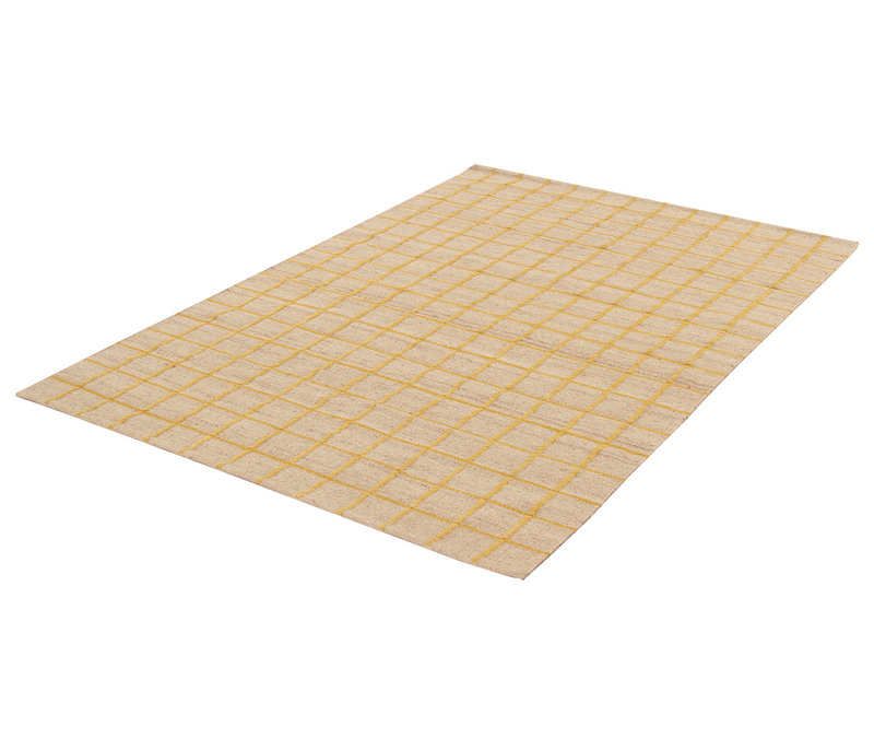 Geometric Hand Woven Area Rug Set, Rectangle 140 x 200cm