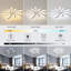 Dimmable 5-Light LED Flush Mount Ceiling Light