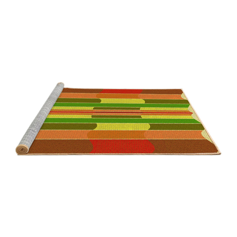 Tapis 100% à motifs lavables à la machine 2989 Pat1430-YW, Rectangle 2 pi x 3 pi