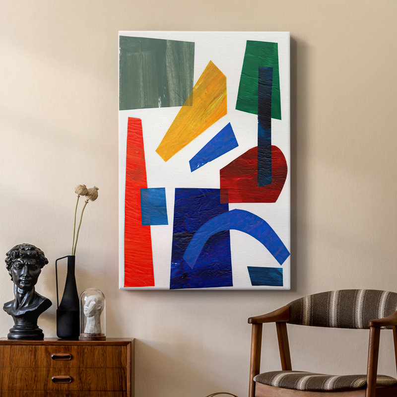 Colorful Shapes I - Gallery Cavas