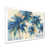 Cadre simple blanc, bois massif