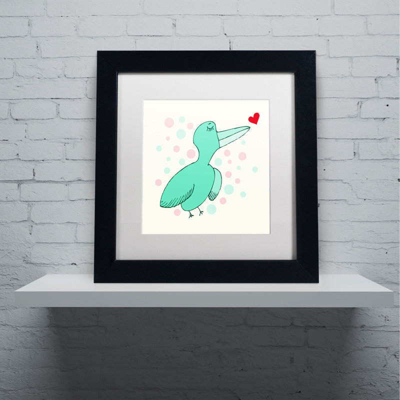 Animals Framed Art, 11" H x 11" W, White