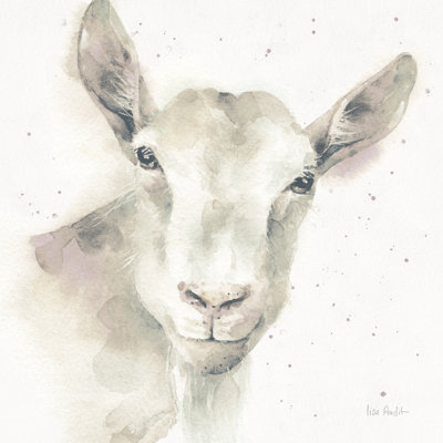 «Farm Friends I Neutral» par Lisa Audit, reproduction d'art sur toile tendue