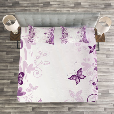Ebern Designs Freudenburg Bedspread with Pillow Shams