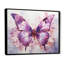 «Purple Animal Amethyst Butterfly Delicate - Butterfly», reproduction sur toile encadrée-1442878864-1442878867