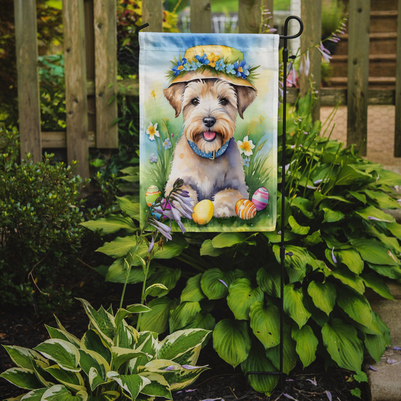 Easter Egg Hunt Double Sided 15.5'' H x 11.25'' W Polyester Easter Garden Flag