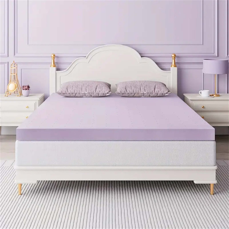 Premium Memory Foam Mattress Topper with Ventilated Design, Cooling and Gel - infused, Offering Ultimate Comfort and Support for a Better Night's Sleep
