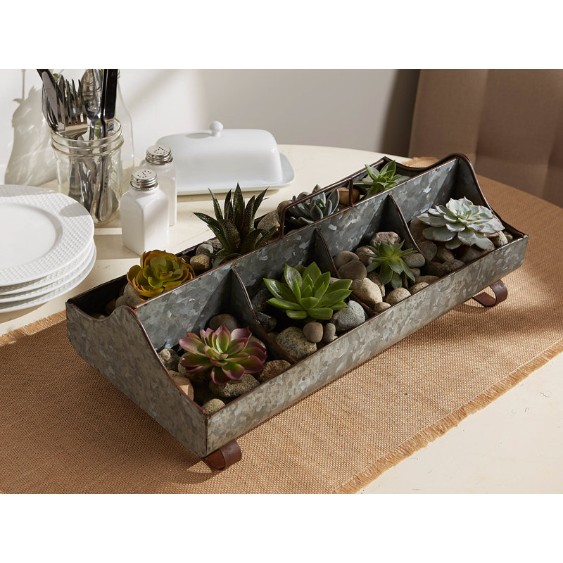 Kenna Metal Rectangle Flatware Caddy