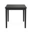 Table de rassemblement noire