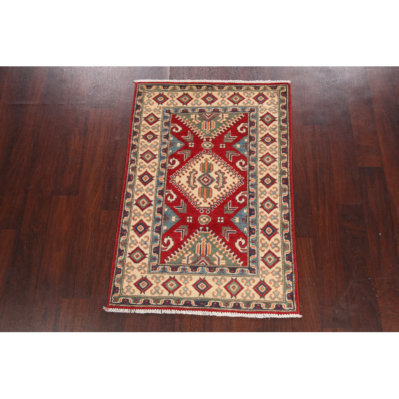One-of-a-Kind 2'8" X 4' New Age Wool Area Rug in