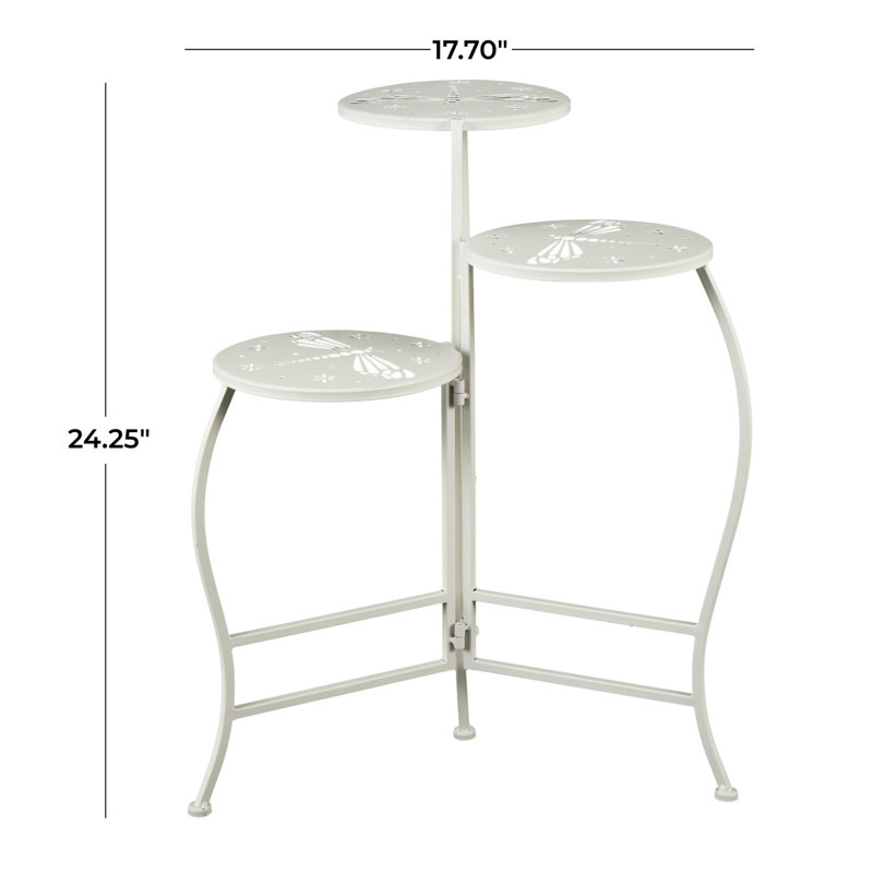 Support pour plante Maclachlan, Blanc