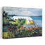 Flower Garden And Bungalow, Bermuda, 1899 Classic Abstract Coastal Flower Wall Art Print by Winslow Homer - 1 Piece Wrapped Canvas Wall Art-2116598414