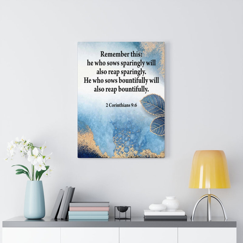 Reap What You Sow 2 - Wrapped Canvas Print, 16" H x 12" W x 1.25" D