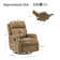Rudisill Transitional Genuine Leather Swivel Rocker Manual Recliner(Set of 2)