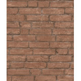 Bricks and More Collection Red Clay Brick Wallpaper Roll