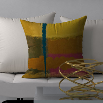 Abstract Throw Pillow