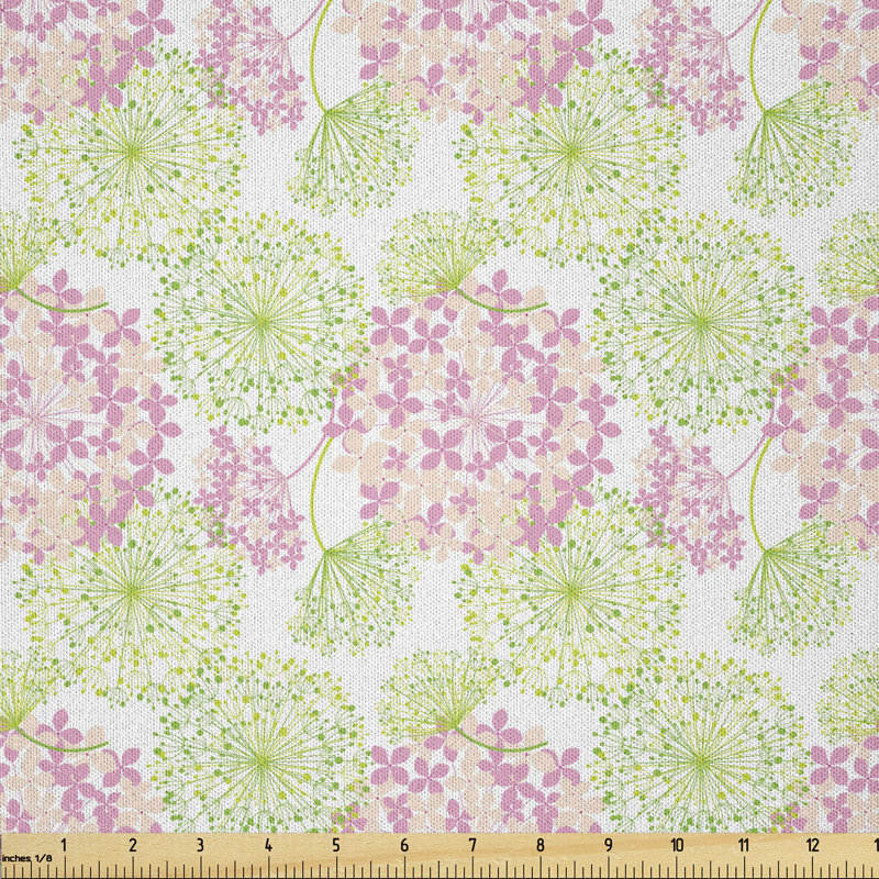 Cyprio Dandelion Flower Cheering Happy Fabric