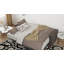 Chaise longue rembourrée convertible avec rangement