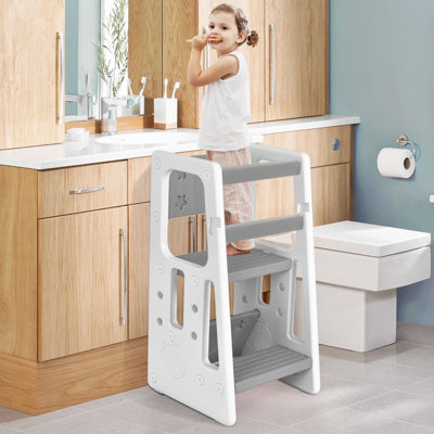 Barneston 2 - Step Plastic Lightweight Step Stool