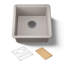 Billings Undermount Bar Sink With Accessories-852221994