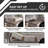 Boyd Sleep Queen Adjustable Bed Kit – Turn Your Mattress & Frame Into Heads-Up Adjustable Base with Powerful Motor, Wireless Remote, Head Incline, Easy Assembly, Zero Clearance Design-1714715159
