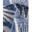 Tapis moderne fait à la main de conception unique - bleu, 8 pi 1 po x 10 pi 1 po