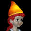 Exhart Solar Good Time Gals Drinking Wine Gnomes, 5 by 9 Inches
