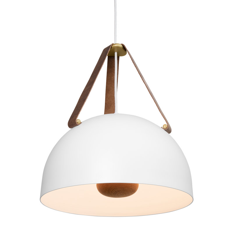 Luminaire suspendu Stillo, 3000, Intérieur blanc / extérieur blanc, Brun