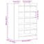 10 Pair Shoe Storage Cabinet-673456748