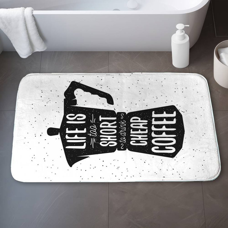 Avalyna Microfiber Non-Slip Bath Mat