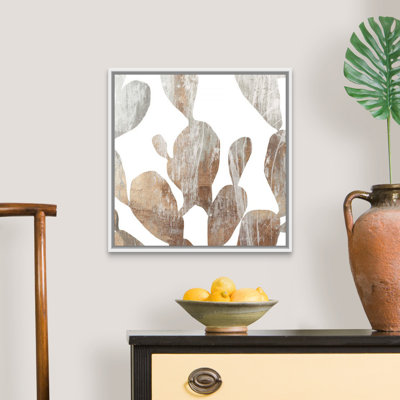 Feuillage en marbre II-impression sur toile