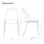 Chaises de salle à manger empilables-611975546