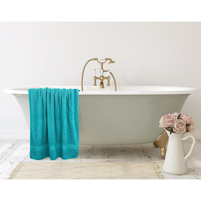 100% Cotton Bath Towel, Turquoise