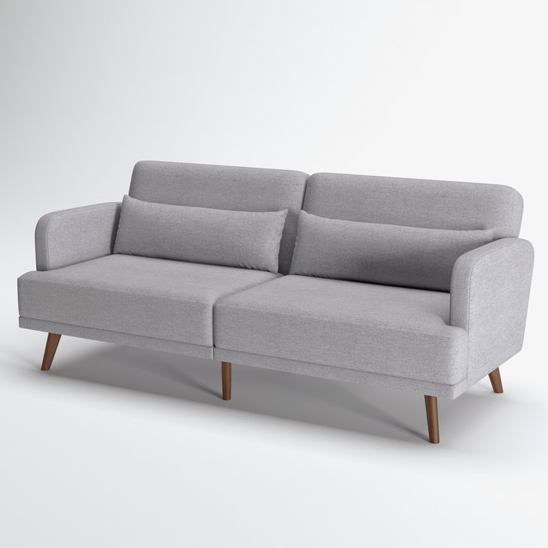 Aishani 70.9'' Upholstered Sofa, Moon Light 100% Polyester